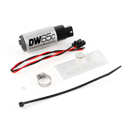 DeatschWerks 88-91 BMW 325i DW65C 265lph Compact Fuel Pump w/ Install Kit (w/o Mounting Clips).
