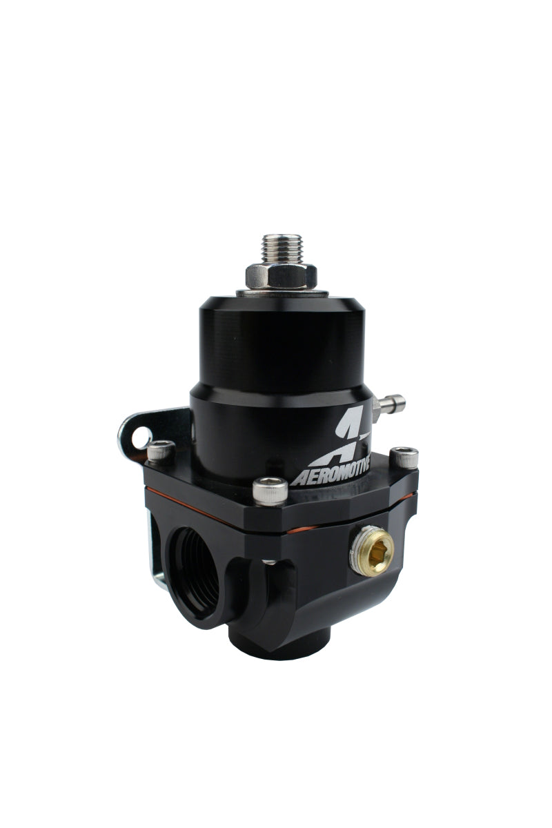 Aeromotive Adjustable Regulator - 35-75PSI - .313 Valve - (2) -08 Inlets/-08 Return.