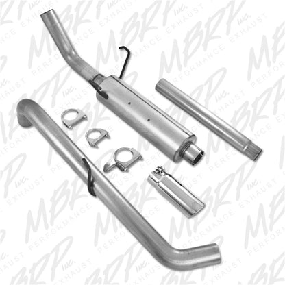 MBRP 2004-2005 Dodge Ram Hemi 1500 5.7L SC/CC-SB Cat Back Single Side.