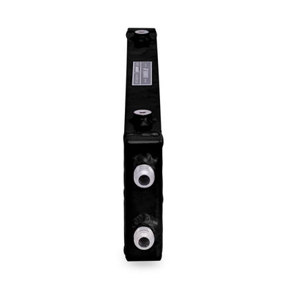 Mishimoto Universal Large Bar and Plate Dual Pass Black Oil Cooler.