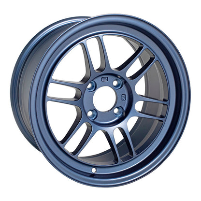 Enkei RPF1 15x8 4x100 28mm Offset 5 Hub Bore Matte Blue Wheel - 11.64Lbs (MOQ 40).