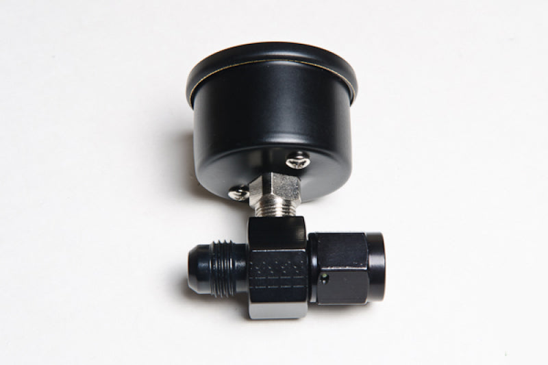 Radium Engineering Fuel Pressure Gauge w/ 6AN Inline Adapter.