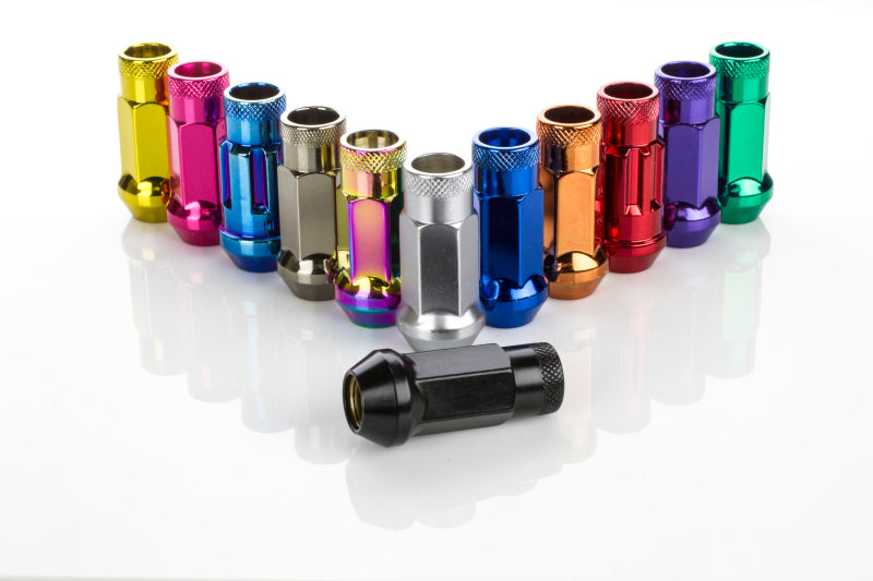 Wheel Mate Muteki SR48 Open End Lug Nuts - Orange 12x1.50 48mm **SPECIAL ORDER - MIN ORDER 60 SETS**.
