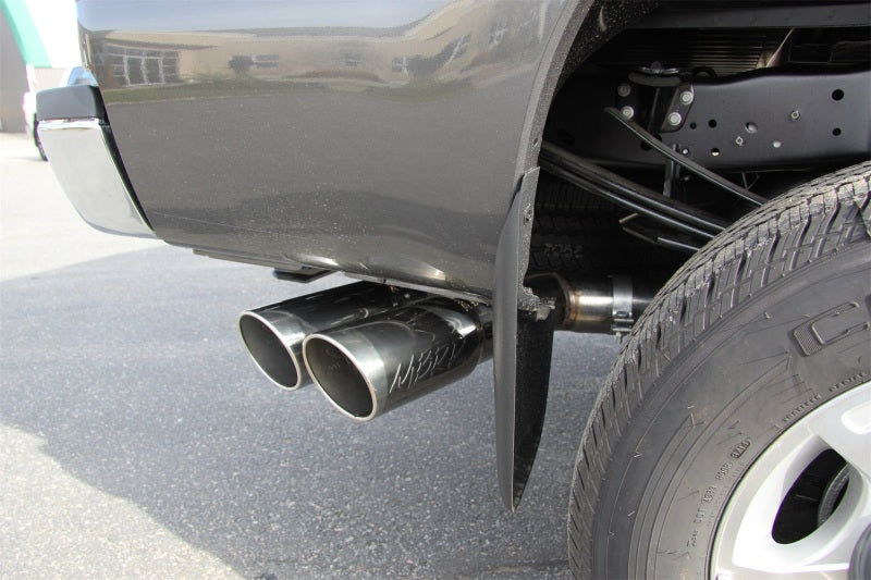 MBRP 2015 Ford F250/350/450 6.7L 4in Filter Back Dual Single Side Exit 5in Tips T409 Exhaust.