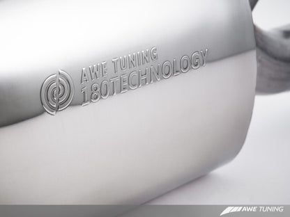 AWE Tuning Touring Catback Exhaust - Diamond Black 102MM Tips | 3010-43012