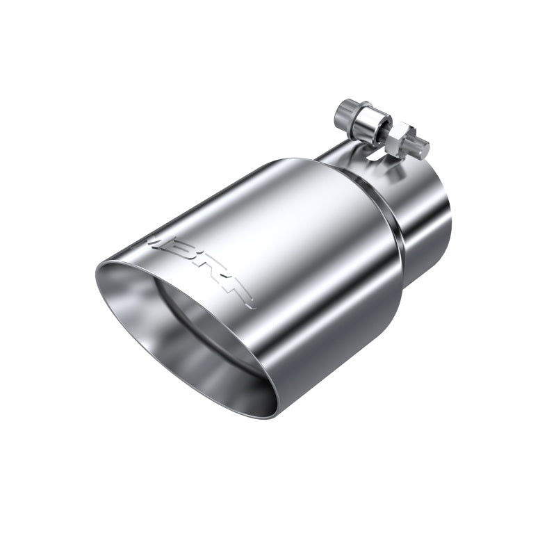 MBRP Universal Tip 4in O.D. Dual Wall Angled 3in inlet 8in length T304.
