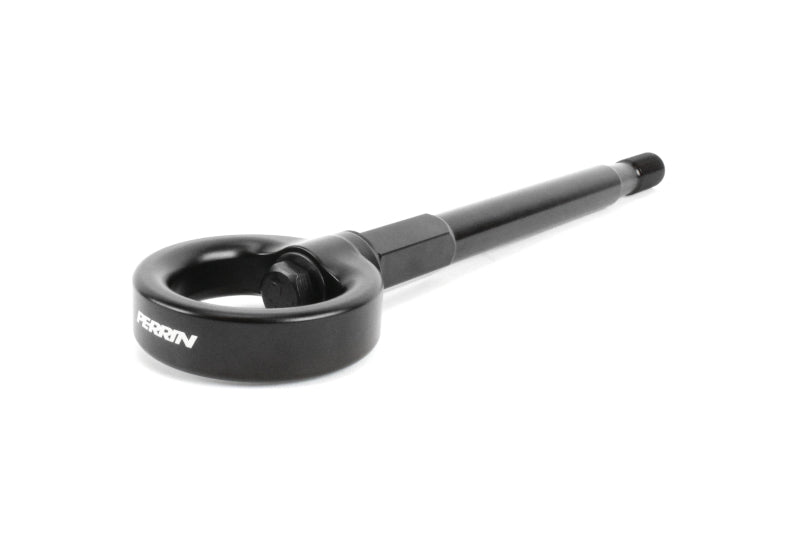 Perrin 08-14 Subaru WRX/STI Tow Hook Kit (Front) - Flat Black.