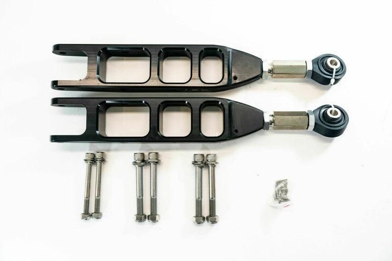 ISC Suspension 08-21 Subaru Impreza V3 Rear Adjustable Control Arms - Stealth Series Black.