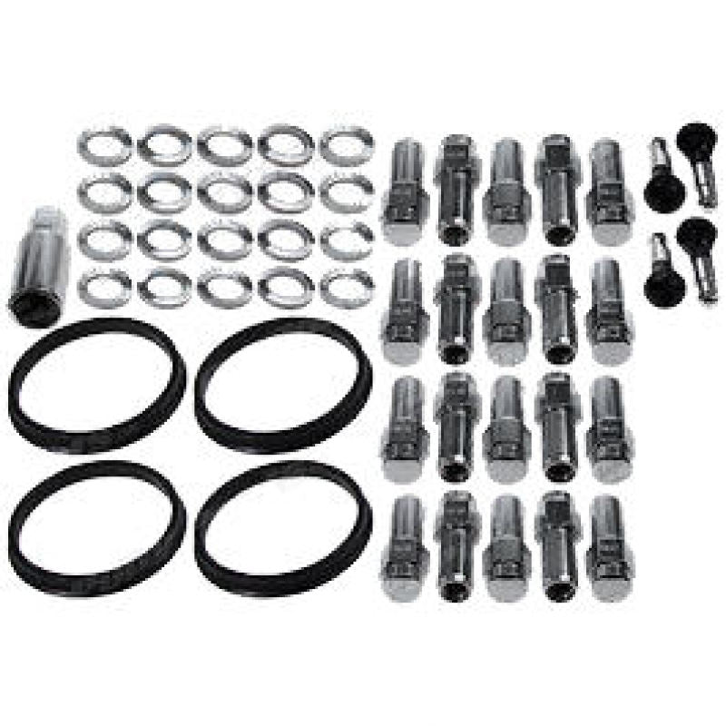 Race Star 14mmx2.0 Lightning Truck Closed End Deluxe Lug Kit - 20 PK.