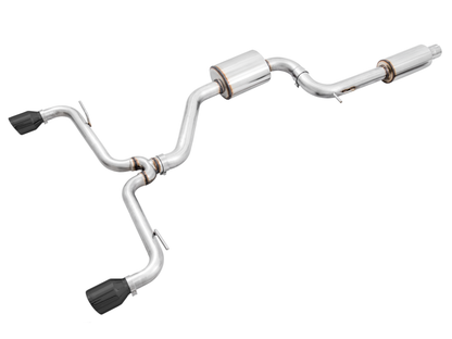 AWE Tuning Touring Catback Exhaust - 102MM Diamond Black Tips | 3015-33096