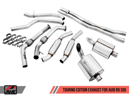 AWE Tuning Touring Catback Exhaust - No Tips | 3015-31016