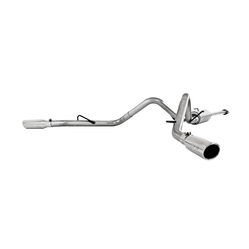MBRP 05-13 Toyota Tacoma 4.0L EC/CC AL Dual Split Side Cat Back Exhaust.