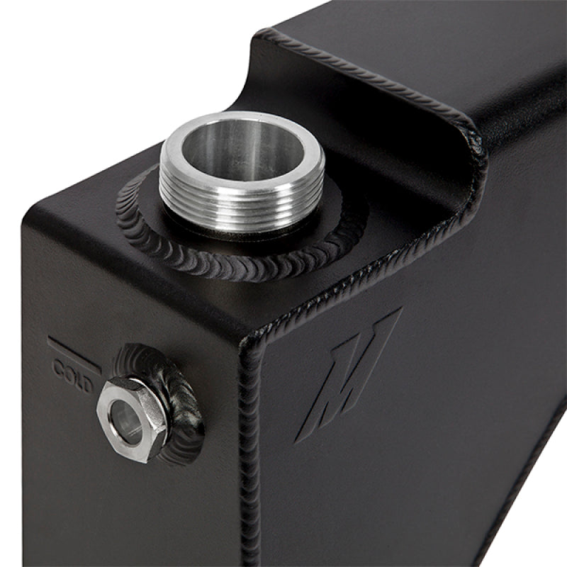 Mishimoto 99-03 Ford 7.3L Powerstroke Aluminum Degas Tank - Micro-Wrinkle Black.
