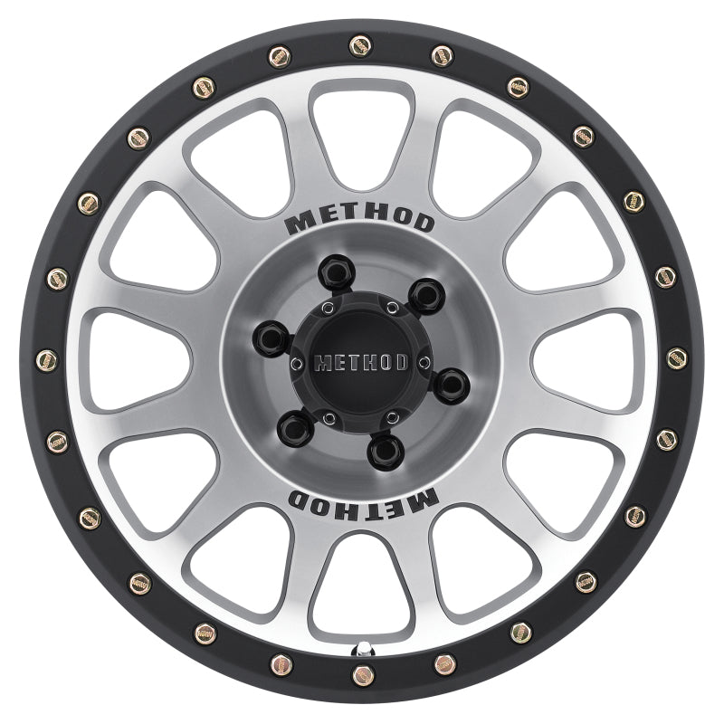 Method MR305 NV 17x8.5 0mm Offset 6x5.5 108mm CB Machined/Black Street Loc Wheel.