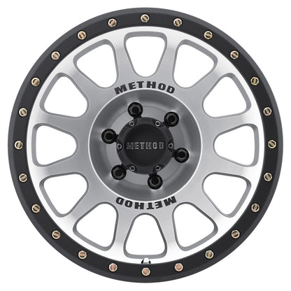 Method MR305 NV 17x8.5 0mm Offset 6x5.5 108mm CB Machined/Black Street Loc Wheel.