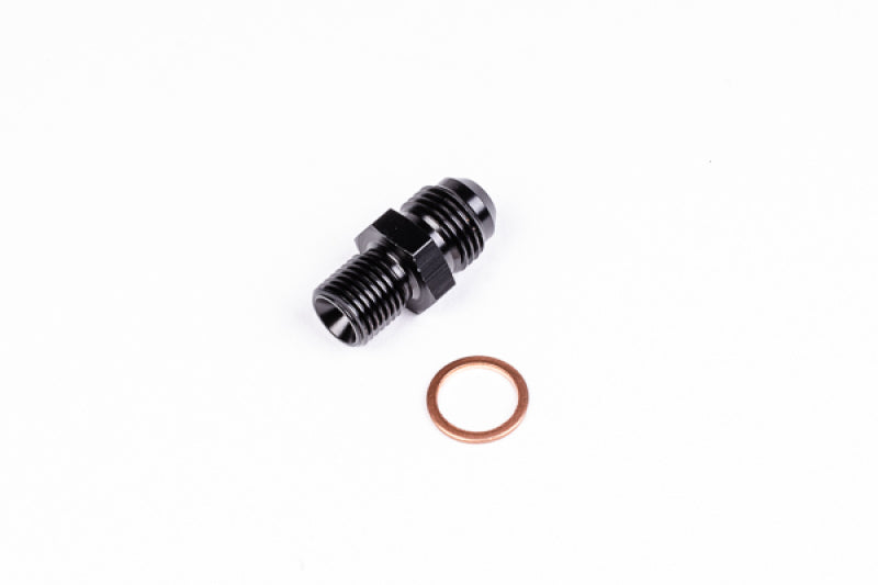 Radium Engineering 6AN Male to M12x1.25 Male Fitting.