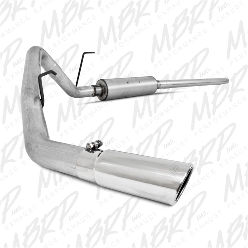 MBRP 2004-2008 Ford F150 EC/CC-SB Cat Back Single Side.