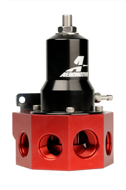 Aeromotive Regulator - 30-120 PSI - .500 Valve - 4x AN-08 and AN-10 inlets / AN-10 Bypass.