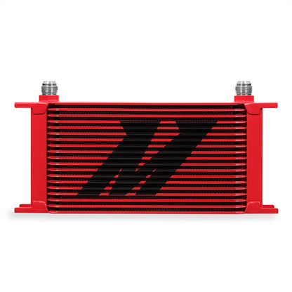 Mishimoto Universal 19 Row Oil Cooler - Red.