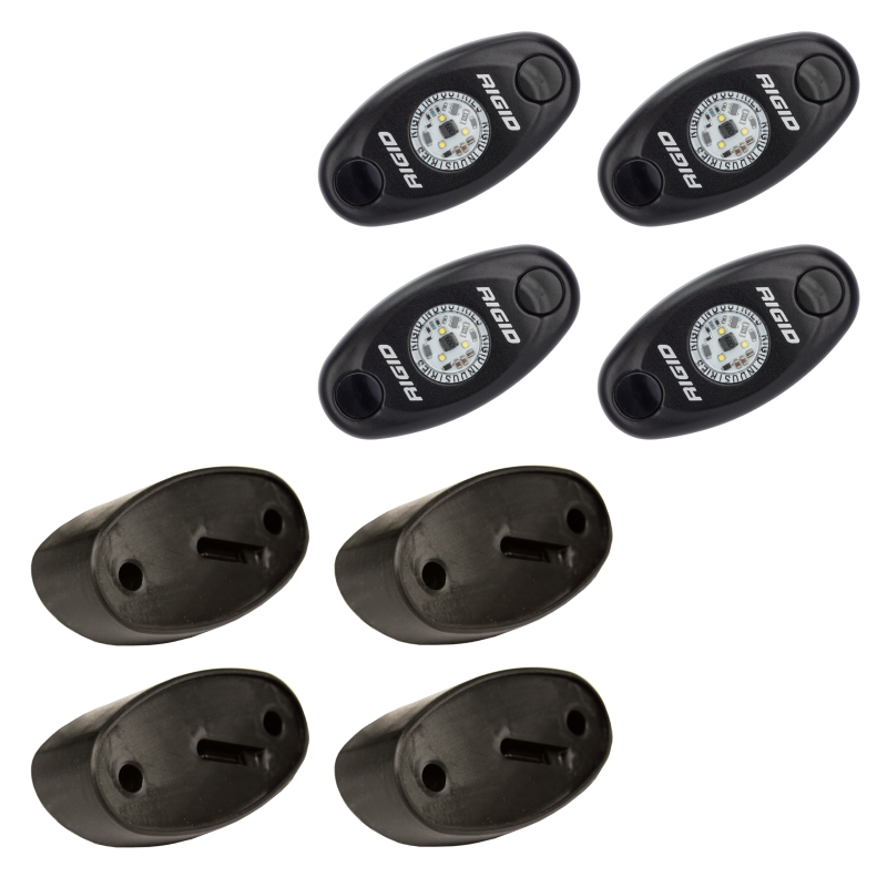 Rigid Industries Rock Light Kit- Cool White (4 lights).