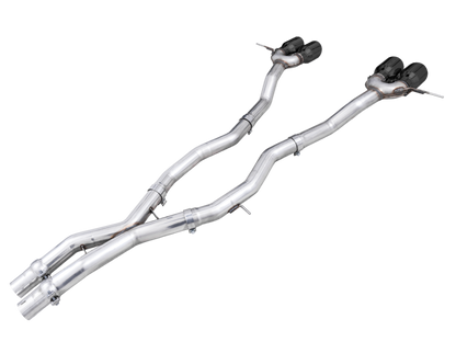 AWE Track Catback Exhaust - Diamond Black Tips | 3020-42482