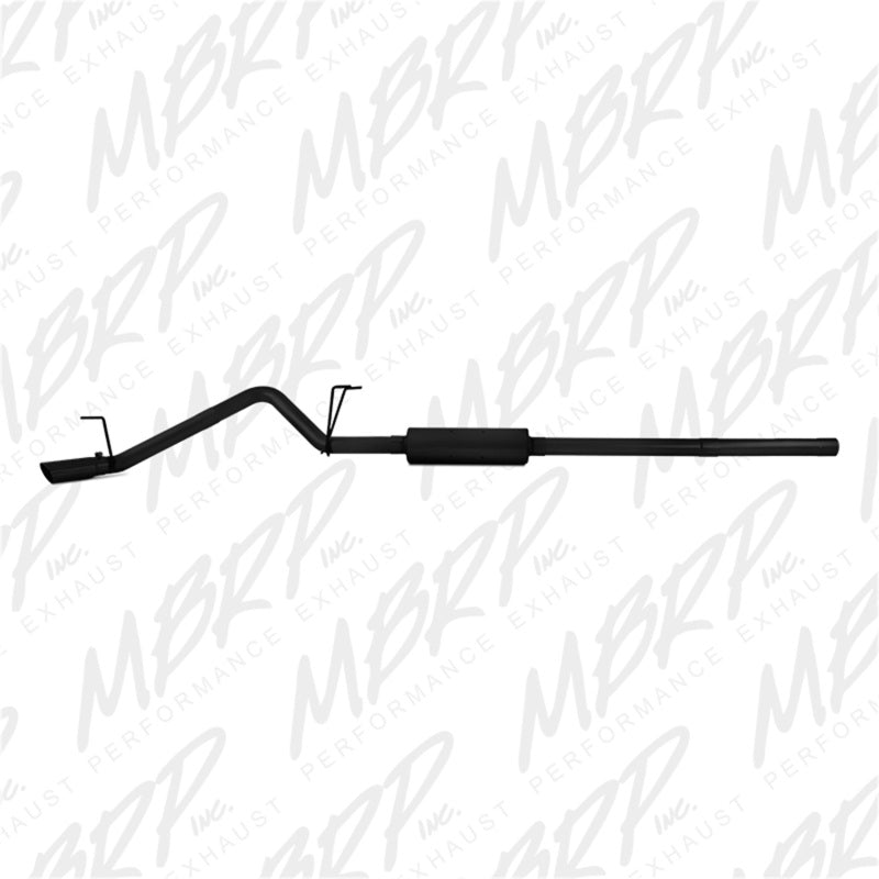 MBRP 09-14 Dodge Ram 1500 5.7L Cat-Back Single Side AL - Black.