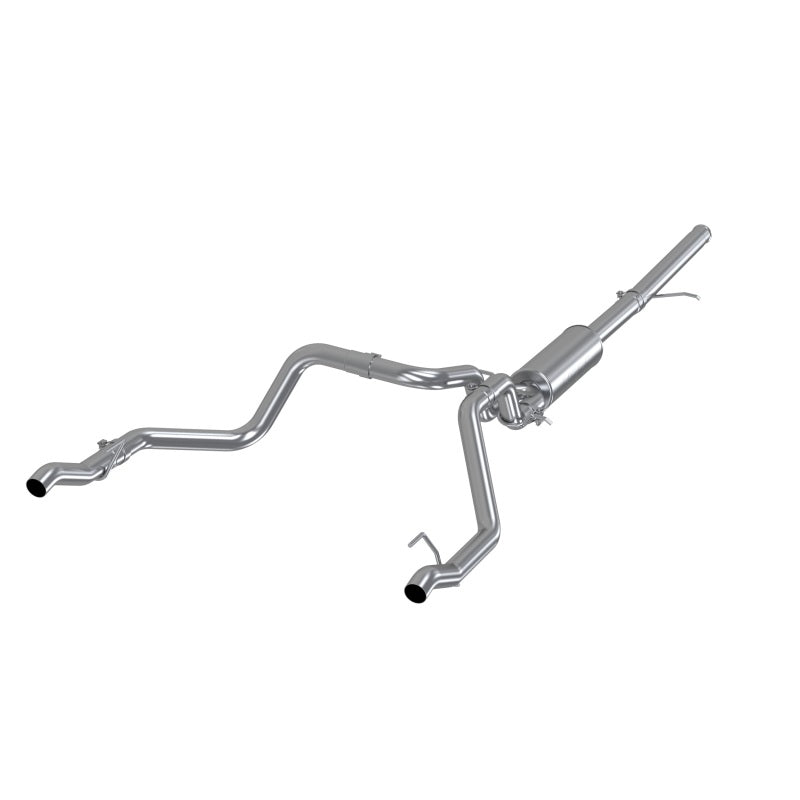 MBRP 2019 Chevrolet Silverado 1500 4.3L/5.3L 2.5in Cat Back Dual Rear Exit - Aluminized.