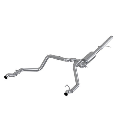 MBRP 2019 Chevrolet Silverado 1500 4.3L/5.3L 2.5in Cat Back Dual Rear Exit - T409.