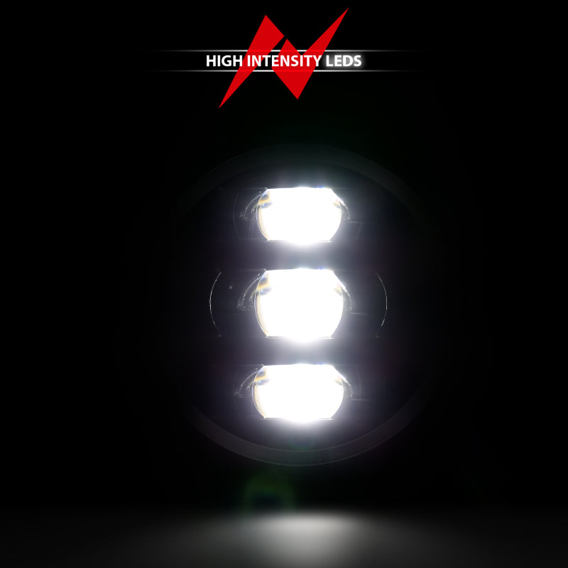 ANZO 2018-2019 Jeep Wrangler Full Led ProjectorH.L Black.