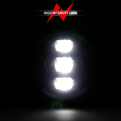 ANZO 2018-2019 Jeep Wrangler Full Led ProjectorH.L Black.