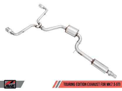 AWE Tuning Touring Catback Exhaust - Chrome Tips 102mm | 3015-32096