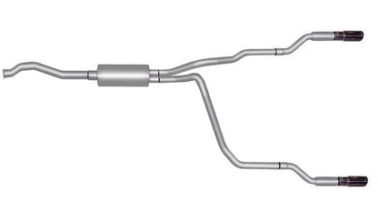 Gibson 01-05 Ford Ranger XL 2.3L 1.75in Cat-Back Dual Split Exhaust - Aluminized.