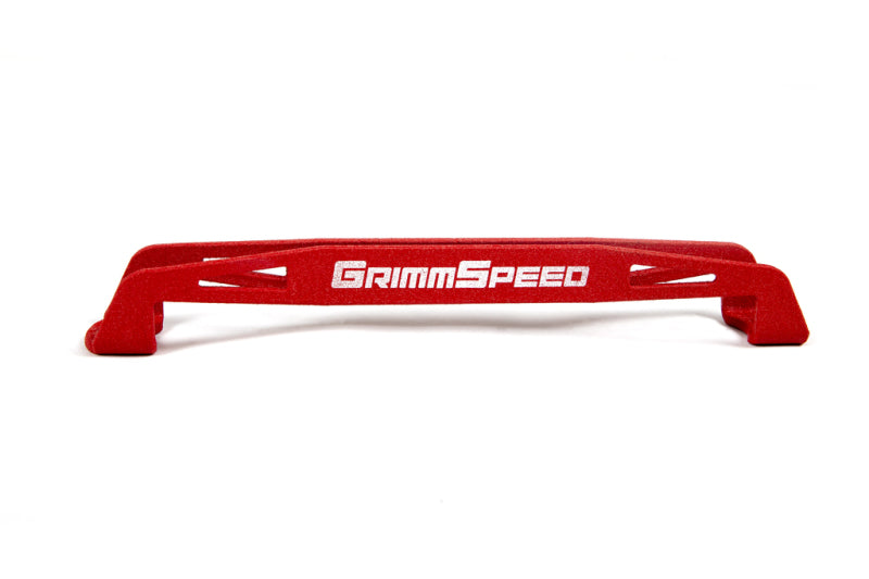GrimmSpeed 08-18 Subaru WRX/STI Lightweight Battery Tie Down - Red.