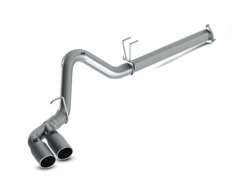 MBRP 2015 Ford F250/350/450 6.7L 4in Filter Back Dual Single Side Exit 5in Tips T409 Exhaust.