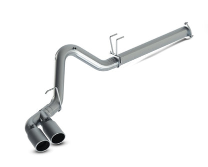 MBRP 2015 Ford F250/350/450 6.7L 4in Filter Back Dual Single Side Exit 5in Tips T409 Exhaust.