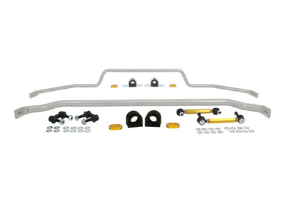 Whiteline 09-14 Nissan GT-R Front and Rear Swaybar Kit.