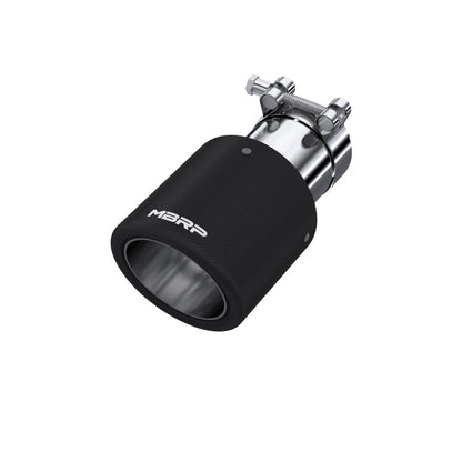 MBRP Universal Carbon Fiber Tip 4in OD / 2.5in Inlet / 7.7in L.