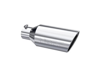 MBRP Universal Tip 7inch O.D. Rolled End 4inch inlet 18inch length - T304 (SINGLE TIP).