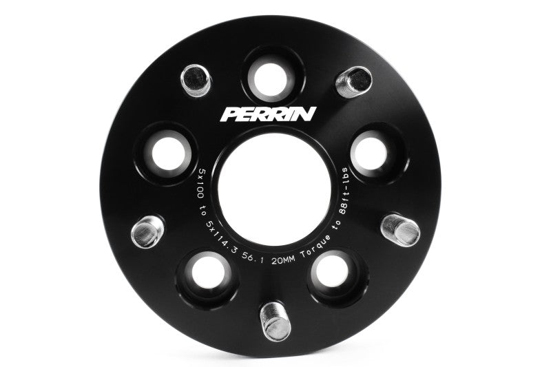 Perrin Wheel Adapter 20mm Bolt-On Type 5x100 to 5x114.3 w/ 56mm Hub (Set of 2).