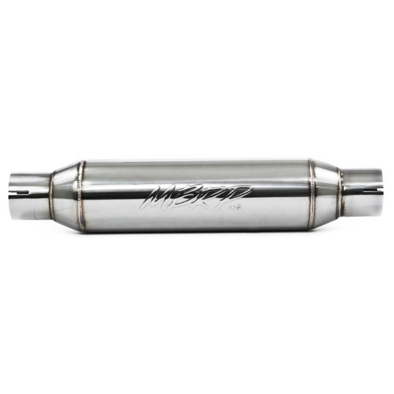MBRP Universal Resonator 2.5in inlet/outlet 16in body 20in overall T304.