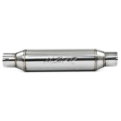 MBRP Universal Resonator 2.5in inlet/outlet 16in body 20in overall T304.