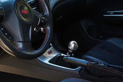 Perrin BRZ/FR-S/86 Brushed Ball 2.0in Stainless Steel Shift Knob.
