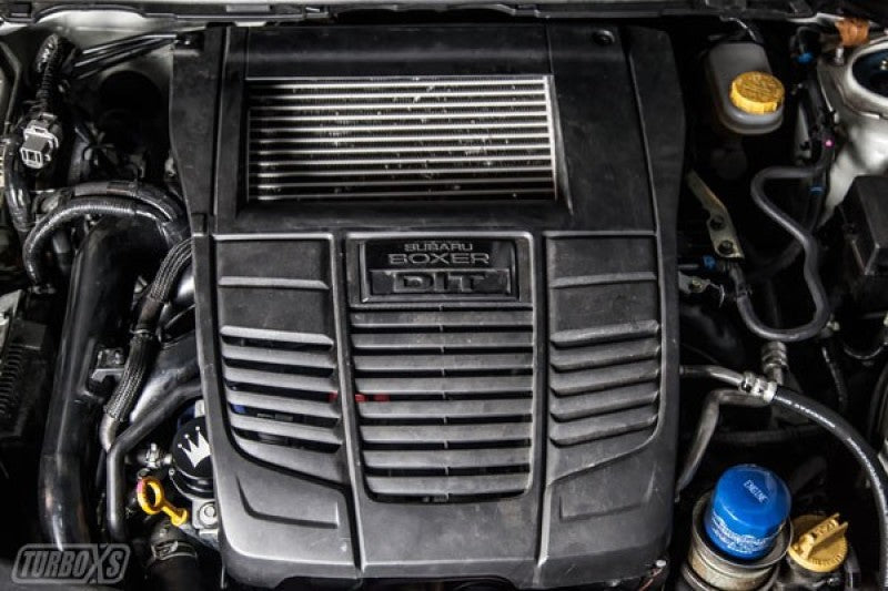 Turbo XS 15-16 Subaru WRX Billet Aluminum Vacuum Pump Cover - Black.