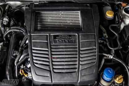 Turbo XS 15-16 Subaru WRX Billet Aluminum Vacuum Pump Cover - Black.