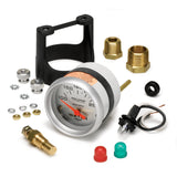 Autometer Ultra-Lite 52mm 100-250 Deg F Short Sweep ElectricWater Temp Gauge.