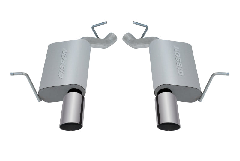 Gibson 11-18 Jeep Grand Cherokee Laredo 3.6L 2.25in Axle-Back Dual Exhaust - Aluminized.