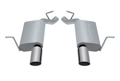 Gibson 11-18 Jeep Grand Cherokee Laredo 3.6L 2.25in Axle-Back Dual Exhaust - Aluminized.