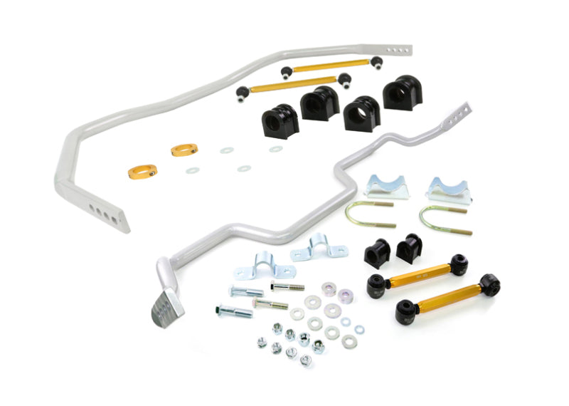 Whiteline 05-14 Ford Mustang (Incl. GT) Front & Rear Sway Bar Kit.