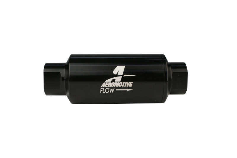 Aeromotive In-Line Filter - AN-10 - Black - 100 Micron.