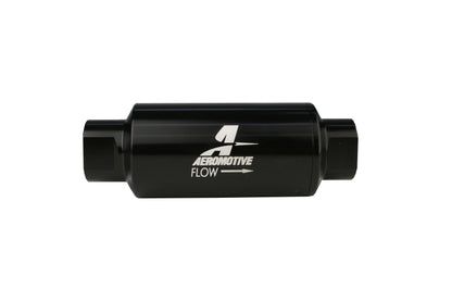 Aeromotive In-Line Filter - AN-10 - Black - 100 Micron.